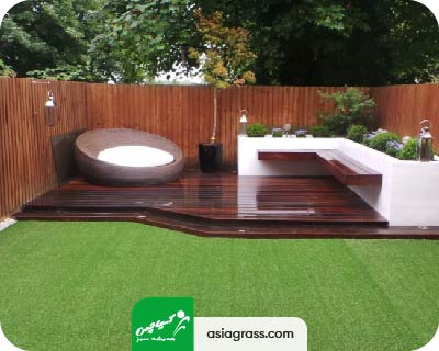 خرید چمن مصنوعی برای حیاط خانه