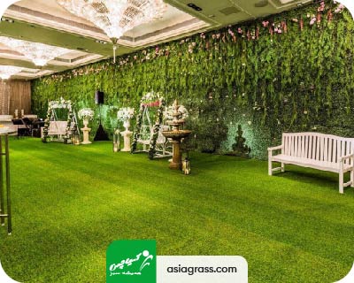 ویژگیهای چمن مصنوعی مناسب در باغ تالار