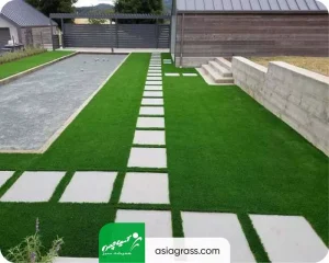 چمن مصنوعی بین سنگ