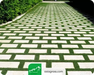 چمن مصنوعی بین سنگ