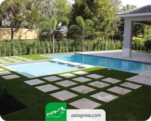 چمن مصنوعی بین سنگ