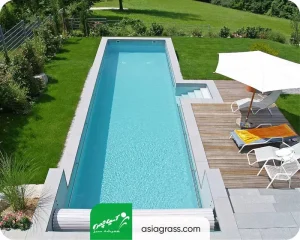 چمن مصنوعی استخر