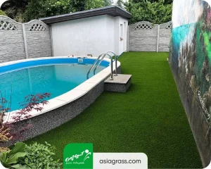 چمن مصنوعی استخر