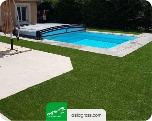 چمن مصنوعی استخر