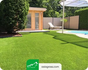 چمن مصنوعی استخر
