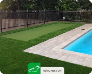 چمن مصنوعی استخر